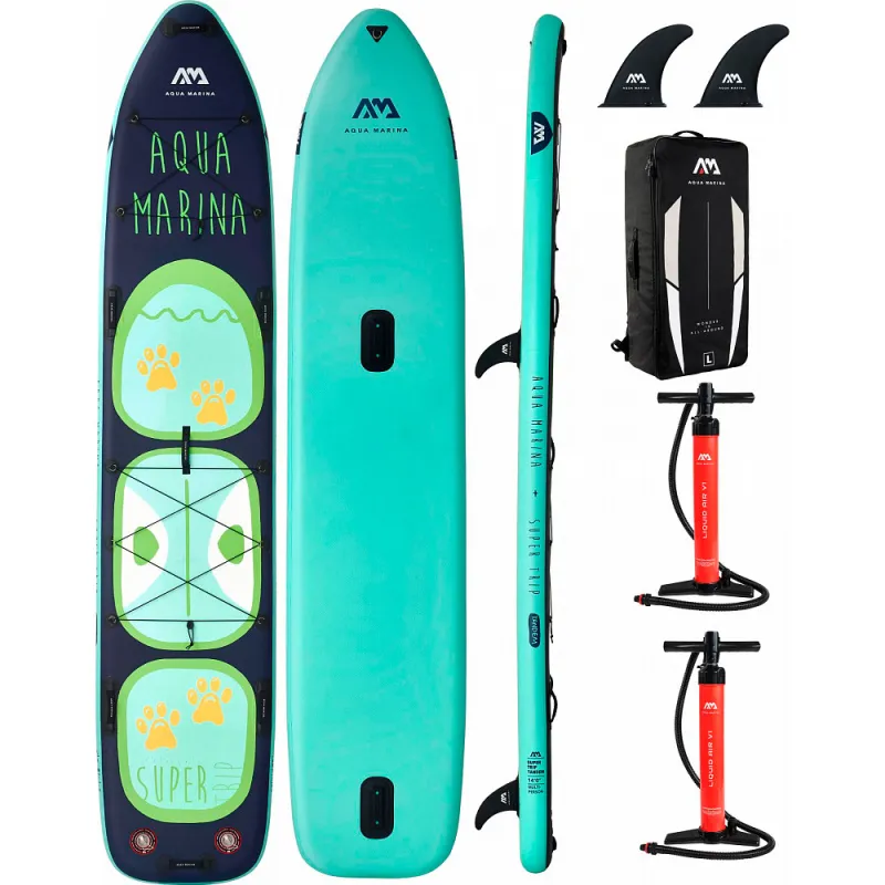  SUP-доска надувная семейная AQUA MARINA Super Trip Tandem 14'0" S22 SUP-доска надувная семейная AQUA MARINA Super Trip Tandem 14'0 S22